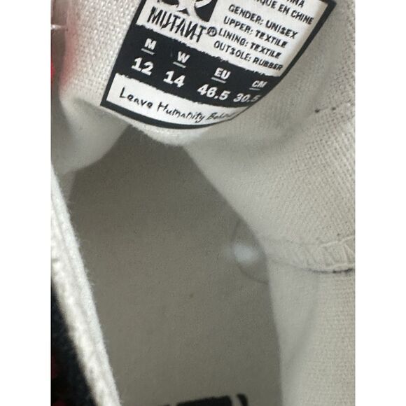 Mutant Swole Soles M 12 W 14 Limited Edition Sneakers High Top - Picture 3 of 6